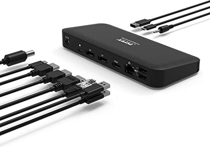 Produktbild Port Designs Docking Type C Office 3 X - Eu (USB-C, 9 Ports)