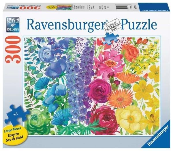 Produktbild Ravensburger Floral Rainbow Jigsaw puzzle 300 pc(s) Flora (300 Teile)