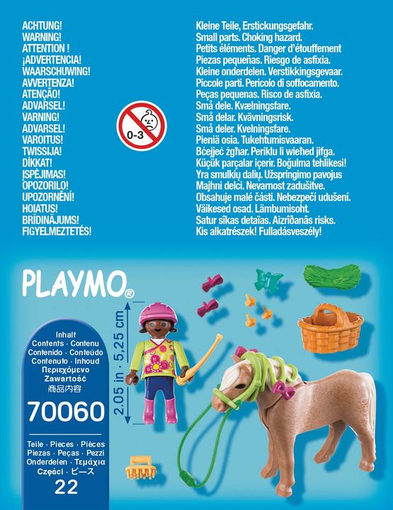 Produktbild Playmobil Mädchen mit Pony (70060, Playmobil Special Plus)