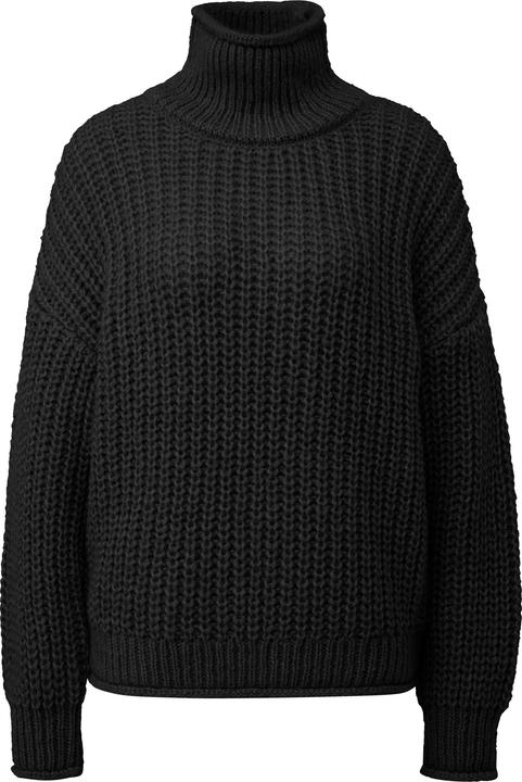 Produktbild s.Oliver Strickpullover Flauschiger Oversize-Pullover mit Rollkragen (XXL)
