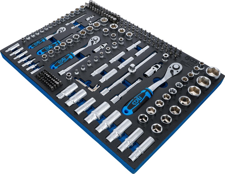 Immagine prodotto BGS Modulo per carrelli portautensili 3/3: serie di bussole 192 pz.