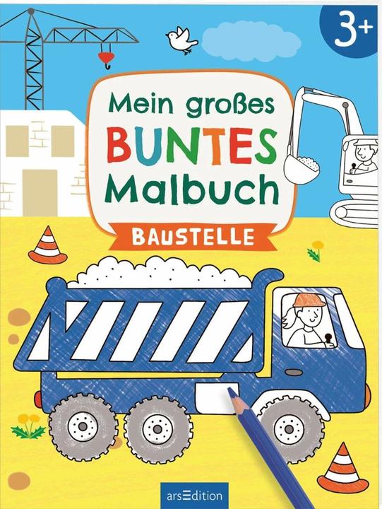 Produktbild Mein grosses buntes Malbuch – Baustelle
