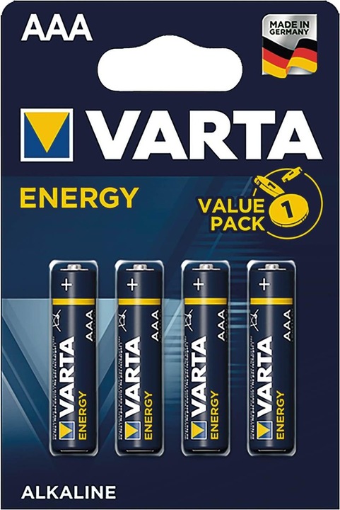 Productafbeelding Varta Vermogen met lange levensduur (4 Pcs., AAA, 1240 mAh)