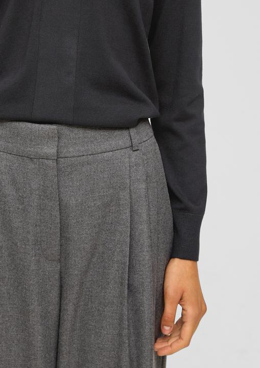 Produktbild s.Oliver Strickpullover Feinstrickpullover aus Viskosemix (36)