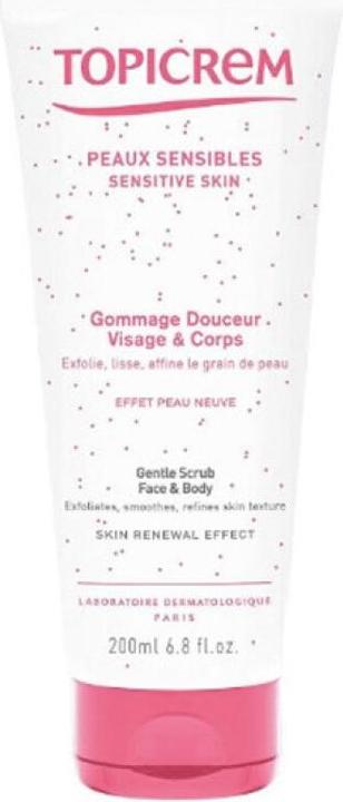 Nährwerte und Zutaten Topicrem Gentle Scrub (Sensitive Skin) (200 ml)