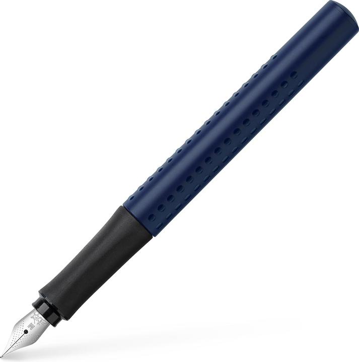 Immagine prodotto Faber-Castell Penna stilografica Grip 2011 classico pennino blu M (Blu classico, 1x)