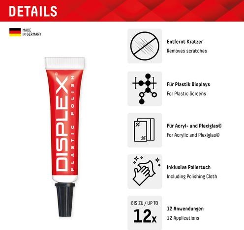 Actual product image Displex Polish Classic (1 Piece, Samsung Galaxy S10+)