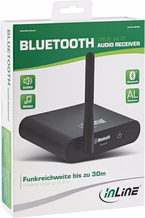 Produktbild InLine Bluetooth True Hi-Fi Audio Receiver DAC BT 4.1 (Empfänger)