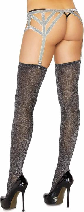 Produktbild Leg Avenue Lurex elastic garter belt (One Size)