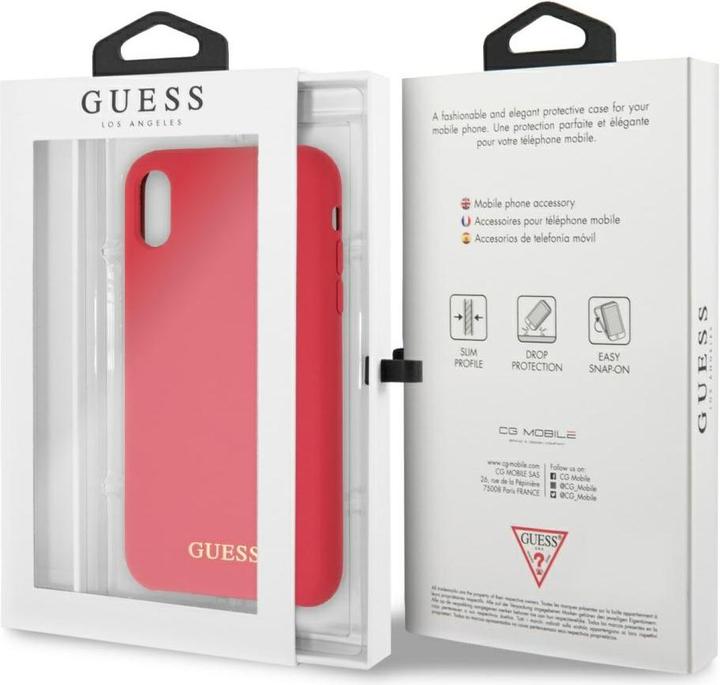 Actual product image Guess Silicone Case for iPhone Xr (Apple iPhone XR)