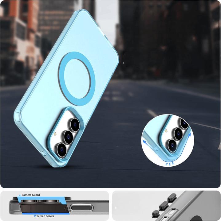 Immagine prodotto Cover-Discount Galaxy S25 FE - Acryl-Handyhülle mit Magnet und Farbakzent (Samsung Galaxy S25 FE)