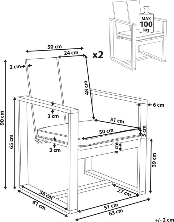 Produktbild Beliani Azzanello