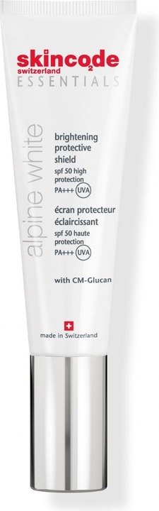 Image du produit Skincode Ecran de protection essentiel blanc alpin éclaircissant SPF 50 (Crème solaire visage, SPF 50, 30 ml)