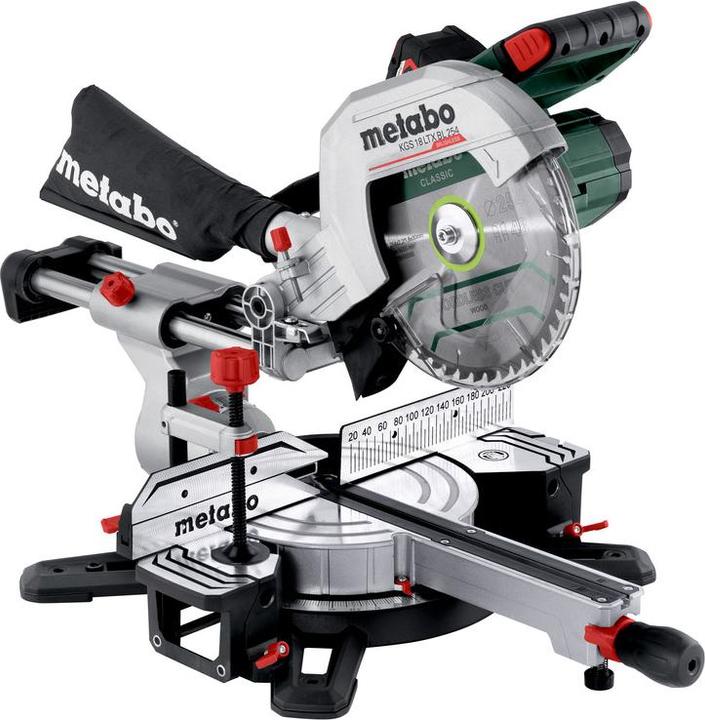 Actual product image Metabo KGS 18 LTX BL 254 2x 5,2Ah