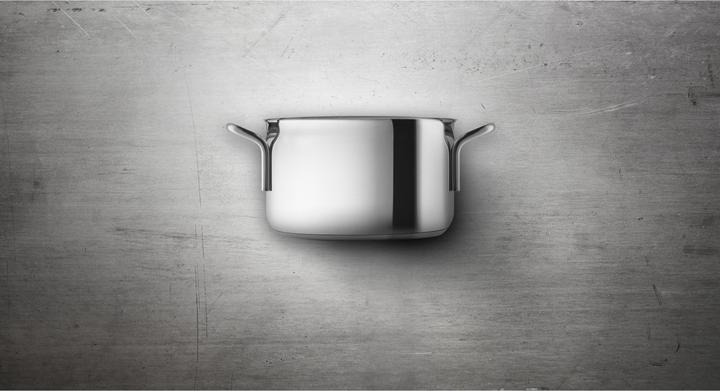 Actual product image Eva Solo Saucepan Steel Line 20 cm (20 cm, Pot, Stainless steel)