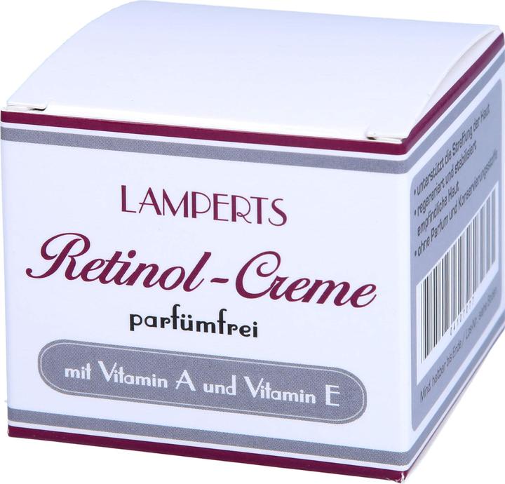 Actual product image Lamberts Retinol Cream fragrance-free Lamperts, 50 ml Cream (50 ml, Night cream)