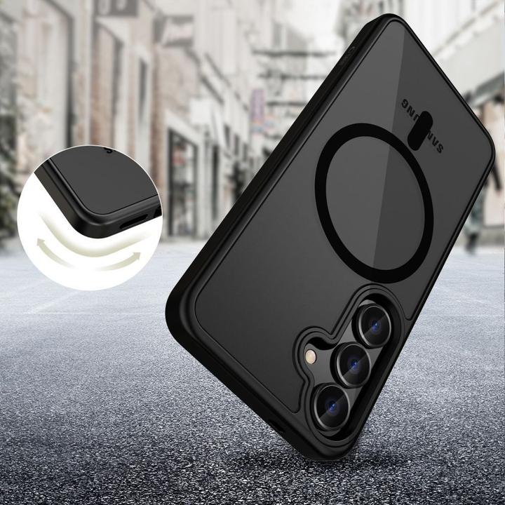 Actual product image Tech-Protect MagMat MagSafe Hülle für OnePlus Nord 5 - Mattschwarz (OnePlus Nord 5G)