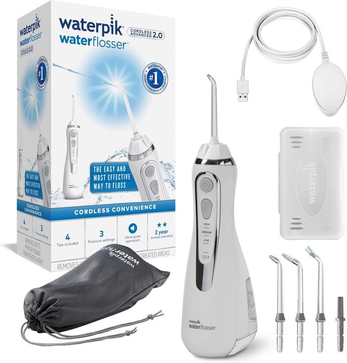Waterpik Waterflosser Draadloos Advanced WP-580 Wit