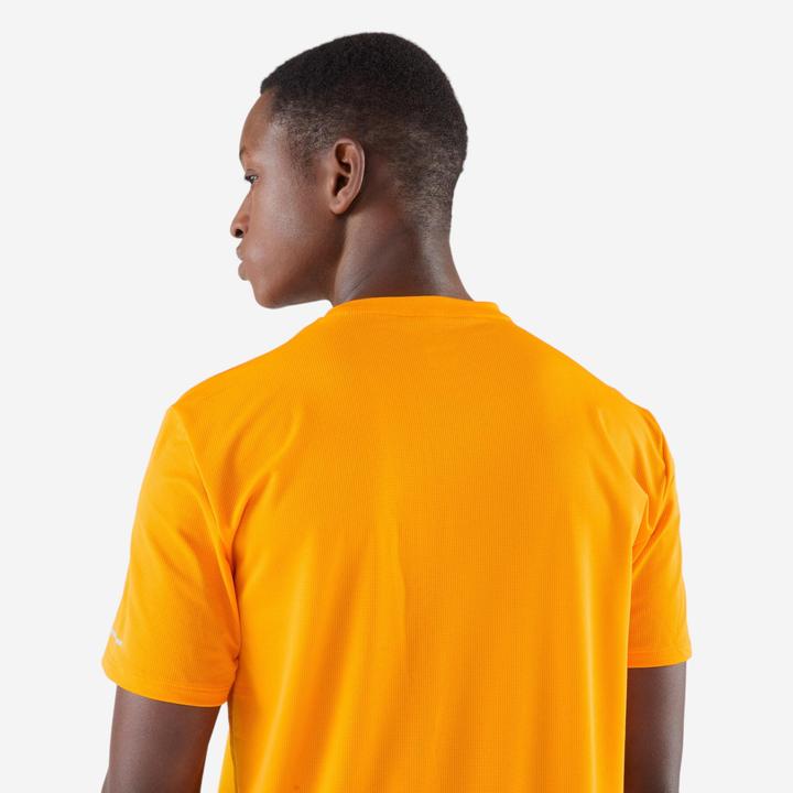 Actual product image Kiprun Men's Breathable Running T-shirt-Dry 500-Orange (M)
