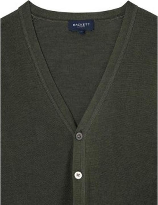 Produktbild Hackett Merino-Seiden-Cardigan-Pullover (L, M)