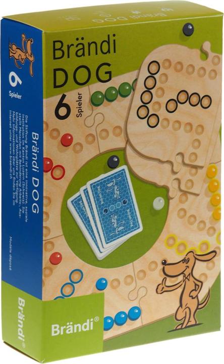 Brändi Dog 6 (English, French, German, Italian, 2 - 6 Players)