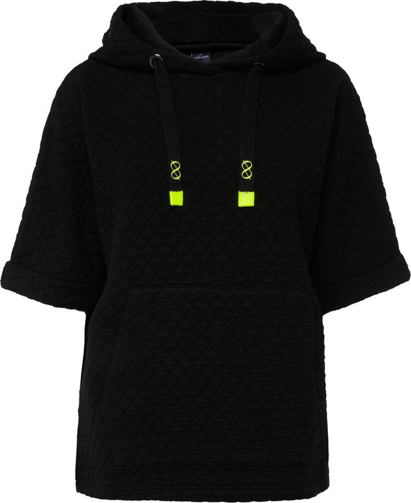 Immagine prodotto Laurasøn Gilet di felpa con jacquard a nido d'ape, tasca a marsupio e OEKO-TEX (S)