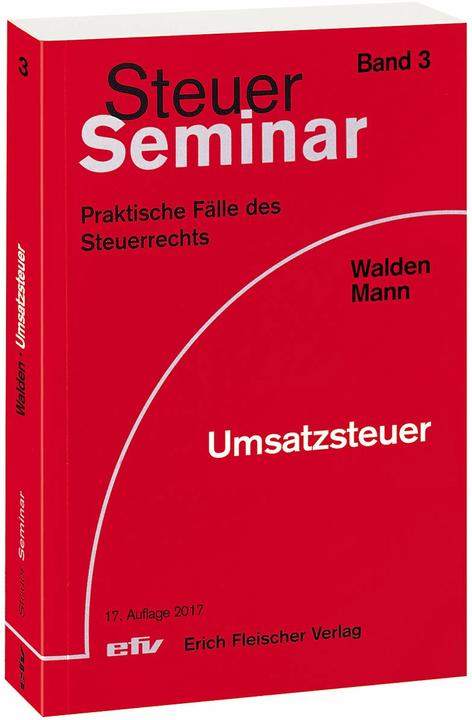 Produktbild Umsatzsteuer (Deutsch, Peter Mann, Peter Walden, 2017)