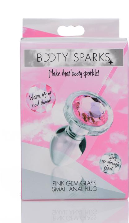 Image du produit XR Brands Pink Gem GlasAnalplug avec pierre précieuse Petit