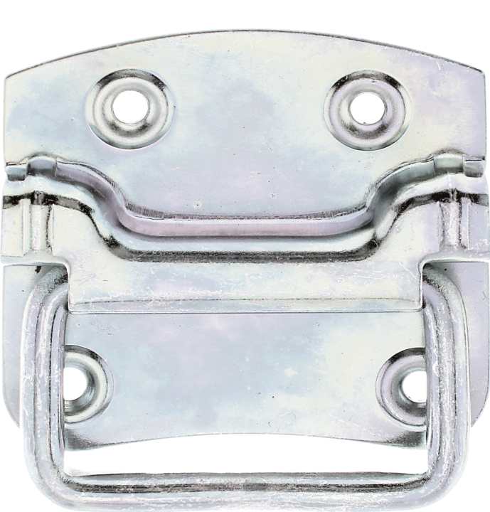 Actual product image Starx Box handle heavy 80 x 70 x 11 mm, galv. yellow galvanised (Crate handles, 10 pcs.)
