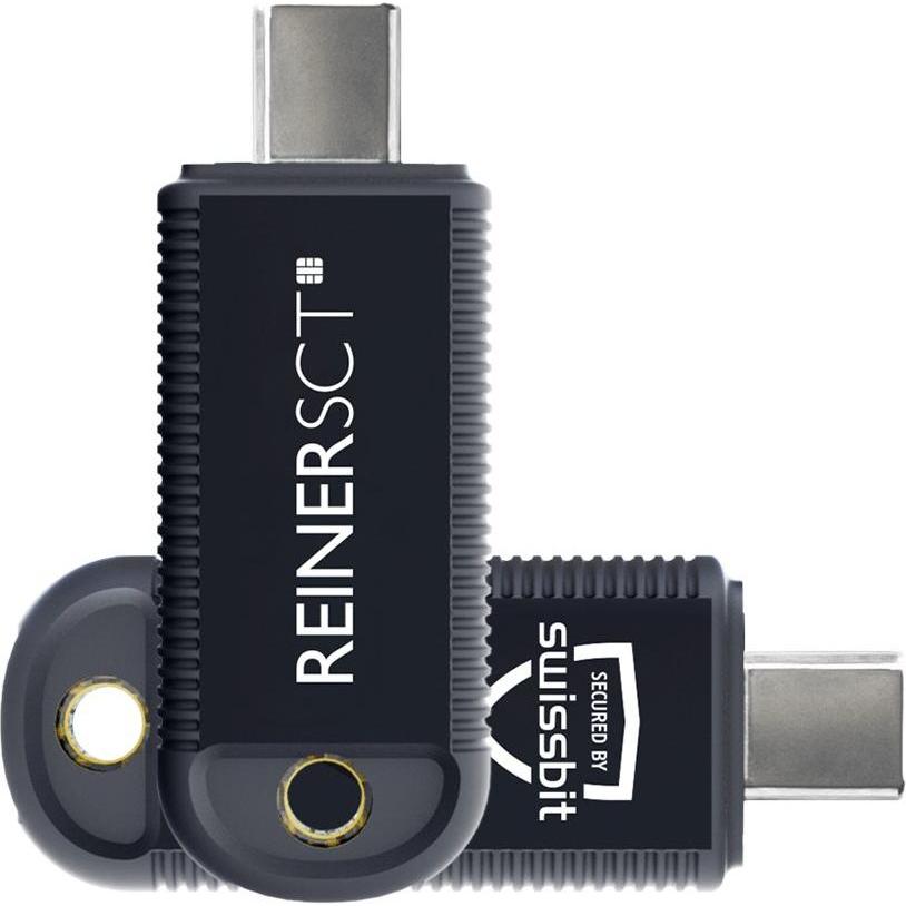 ReinerSCT REINER SCT FIDO Stick Pro USB-C (USB-C), Speicherkartenlesegerät, Schwarz