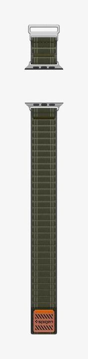 Actual product image Spigen WBF0 Apple Watch (44/45mm) / Watch 10/11 (46mm) / Ultra (49mm) Band Green (44 mm, 45 mm, 46 mm, 49 mm, Fabric, Nylon)