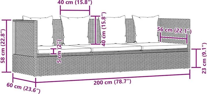 Produktbild vidaXL Yorge (200 cm)