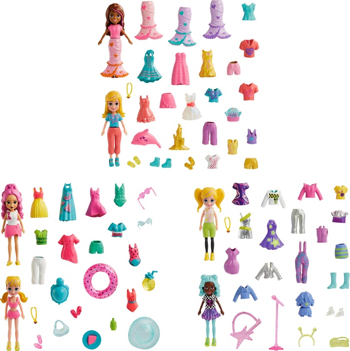 Produktbild Polly Pocket didysis mados rinkinys