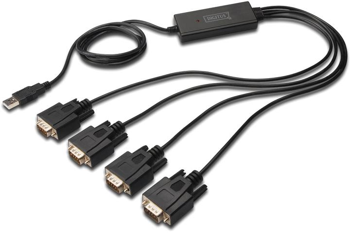 Produktbild Digitus USB 2.0 zu 4x (1.50 m, USB 2.0)