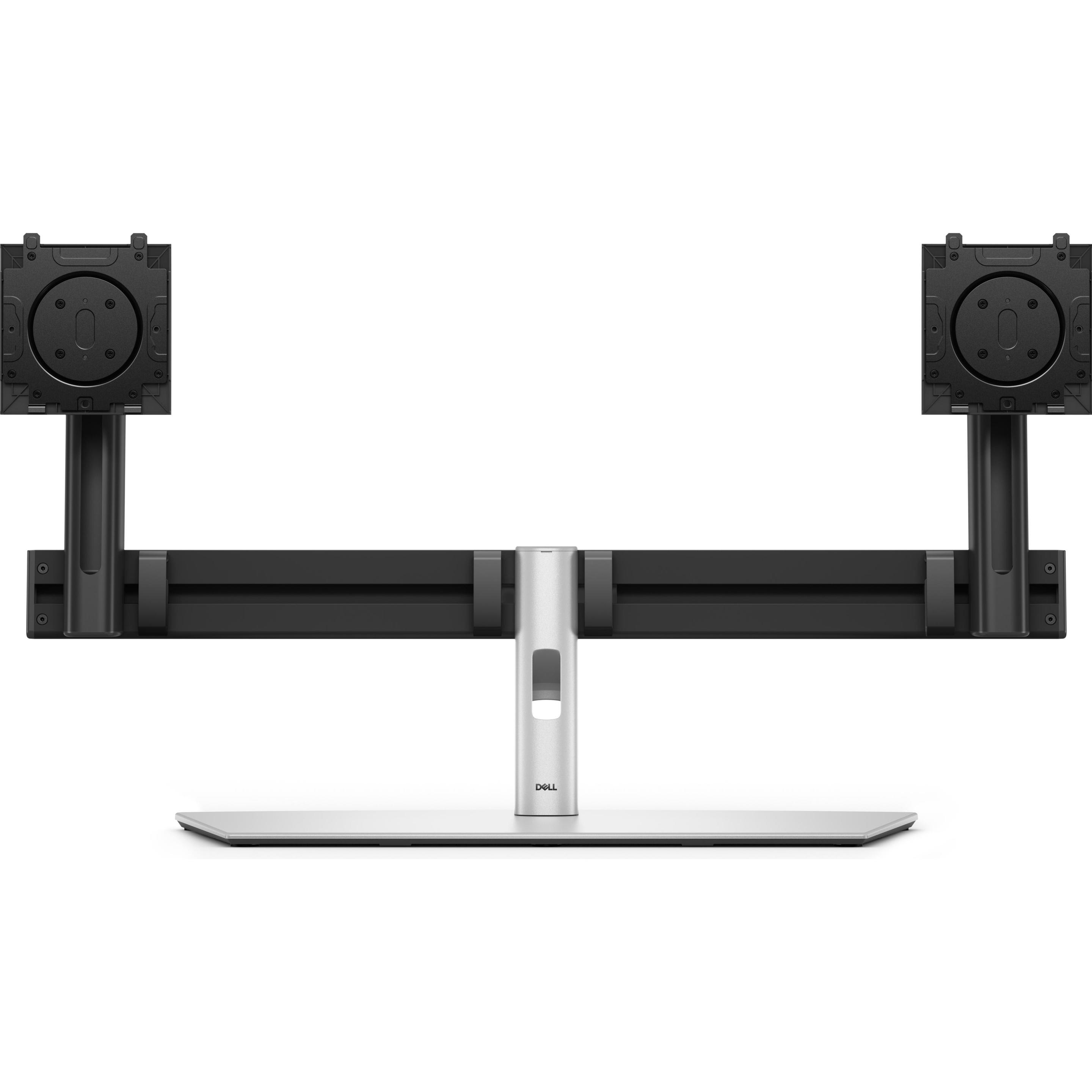 Dell Pro Dual Monitor Stand - MDS26 (Tavolo, 27", 11.97 kg), Supporto per monitor, Nero, Argento