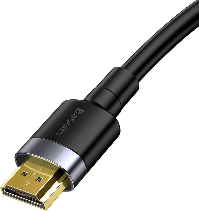 Produktbild Baseus Cafule 4KHDMI Male To 4KHDMI Male Adapter Cable 5m Black (5 m, HDMI, 2.0)