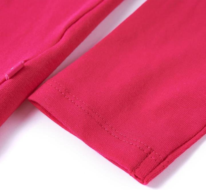 Produktbild VidaXL Kinder-Langarmshirt Knallrosa 128,Material: 95 % Baumwolle (128)