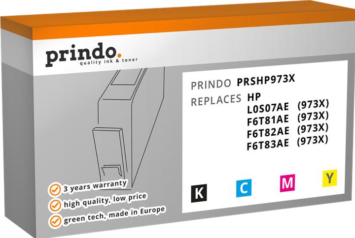 Produktbild Prindo Classic Multipack Noir(e) / Cyan / Magenta / Jaune (PRSHP973X)