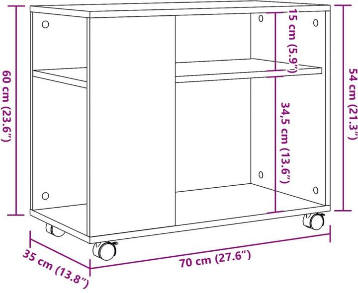 Produktbild vidaXL Beistelltisch