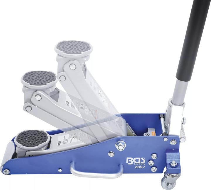 Actual product image BGS Floor Jack hydraulic Aluminium-Steel Construction 1.5 t