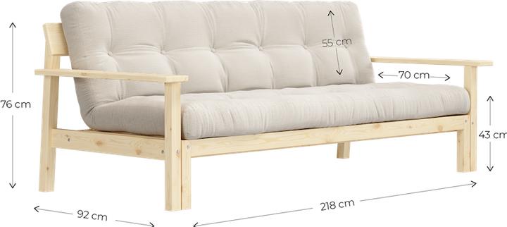 Produktbild Karup Design Unwind (3-Sitzer, Bettsofa)