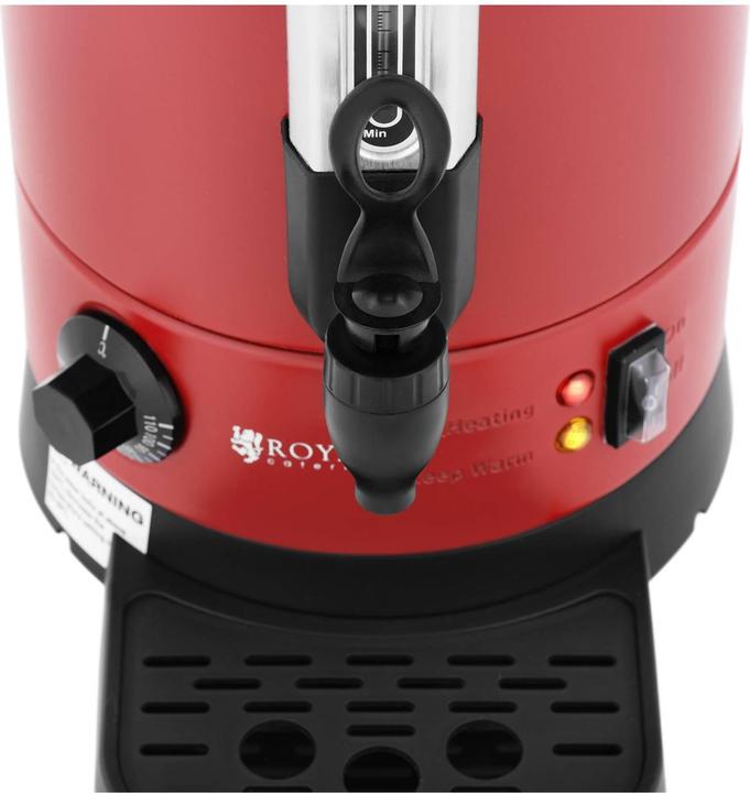Actual product image Royal Catering Kettle - 6.1 L - 1500 W - Red