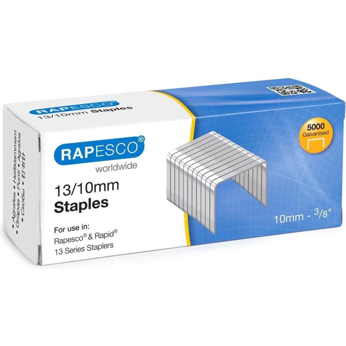 Rapesco, Büroklammer, 13/10mm verzinkte Heftklammern (5.000 StÃ¼ck) (1 x)