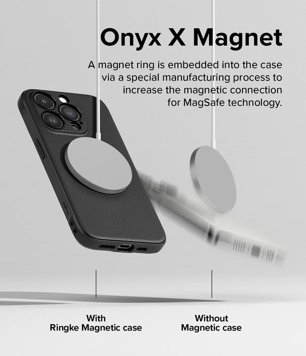 Actual product image Ringke Case for iPhone 15 Pro Max ONYX MAGNETIC BLACK (Apple iPhone 15 Pro Max)