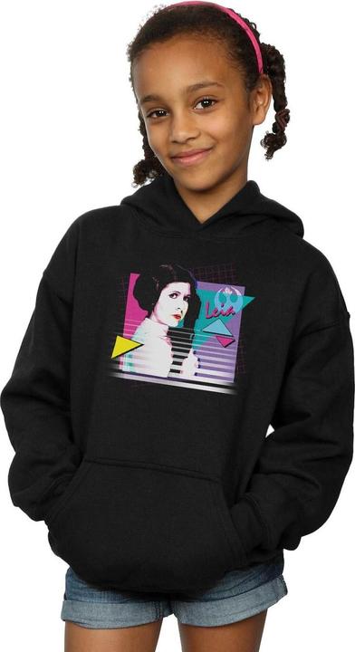 Produktbild Star Wars Princess Leia Neon Kapuzenpullover Mädchen (140, 146)