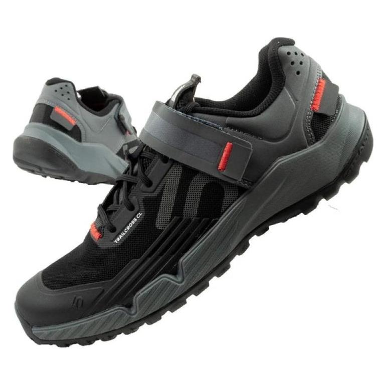Five Ten, Damen, Veloschuhe, Trailcross Clip-In Womens Mtb Schuhe Modell 2025 (38.5), Rot, Grau, Schwarz