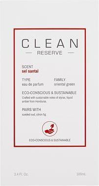 Image du produit Clean Sel Santal (Eau de parfum, 100 ml)