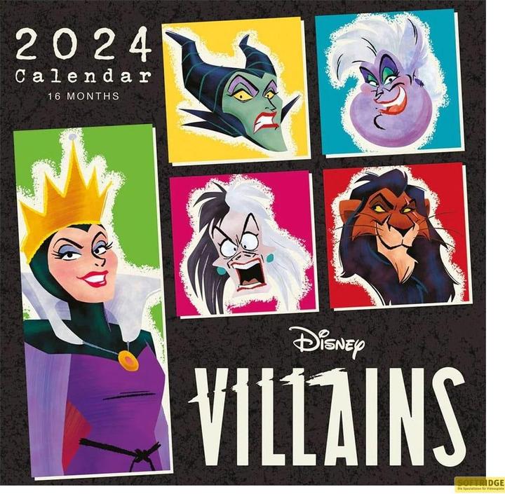Productafbeelding Pyramid Disney Schurken Kalender 2024 Eens was ik alleen