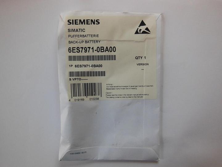 Produktbild Siemens SIMATIC S7-400; Back-Up Battery; 3.6V (1 Stk., Gerätespezifisch, 2300 mAh)