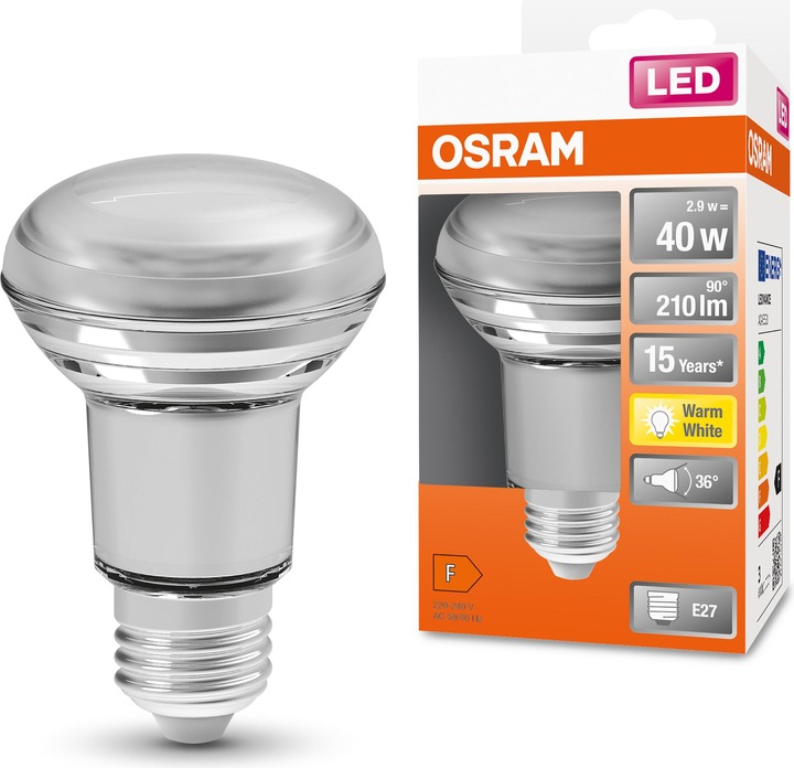 Produktbild Osram Led Star R63 (E27, 2.60 W, 210 lm, 1 x, F)
